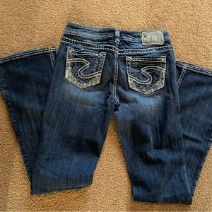 Silver Aiko bootcut jeans